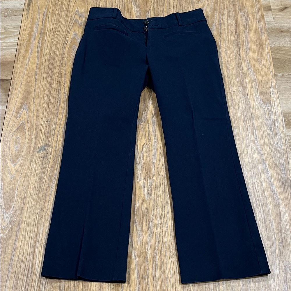 Anthropologie Essential Flare Pants in Navy